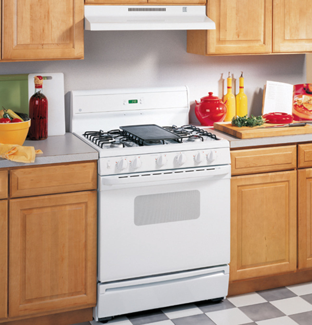 GE 30-Inch Recirculating Range Hood, White
