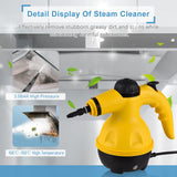 TOMSHOO 1000W Portable Handheld Steam Cleaner with 10 Accessories for Kitchen, Sofa, Bathroom, Car and Windows