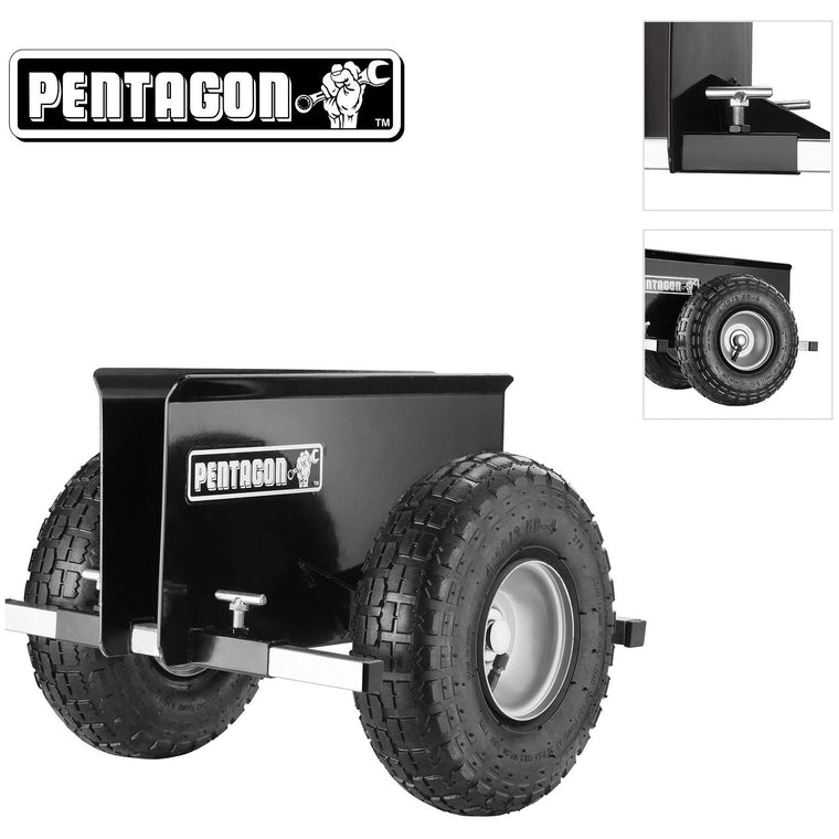 Pentagon Tool Panel Pusher Dolly for Plywood, Doors, and Drywall