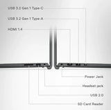 Dell Inspiron 15.6-Inch Touchscreen Laptop with Windows 11 Pro, 32GB RAM, 1TB SSD, Intel i5-1155G7 Processor, Full HD IPS Display, Numeric Keypad, HDMI, Carbon Black