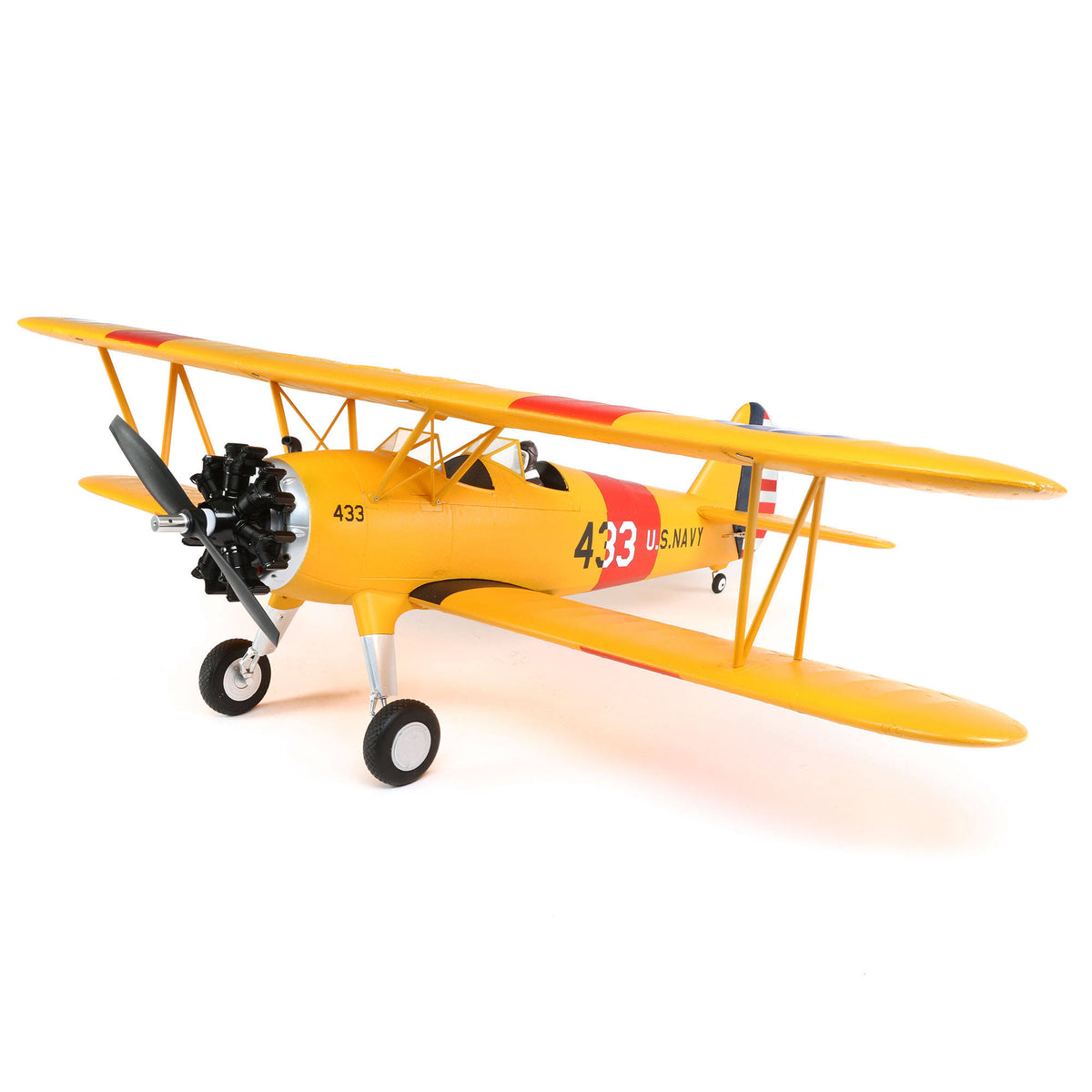 E-flite PT-17 1.1m RC Airplane, BNF Basic with AS3X, EFL3350