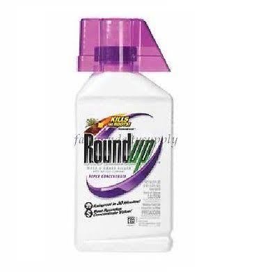 Roundup Super Concentrate Weed & Grass Killer, 35.2 fl oz Spray Bottle