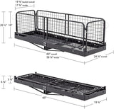 Steel Cargo Carrier by Apex, CC-1223 Model with Convenient Folding Sides