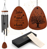 26-Inch Memorial Wind Chimes by PRSTENLY, Sympathy Remembrance Gift for Loss of a Loved One, Father, Mother, Son, Daughter, Friend, or Sister