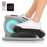 ANCHEER Under-Desk Elliptical Pedal Exerciser with Smart LCD Display & Remote, Quiet Low-Impact Seated Leg Workout for Seniors, Office or Home