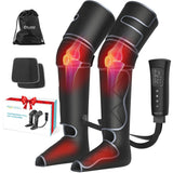ALLJOY Full-Leg Air Compression Massager with 6 Modes, Memory Controller and 2 Heat Levels for Foot, Knee, Circulation and Pain Relief