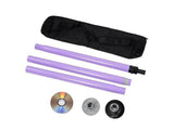 Purple AW 50mm Portable Dance Pole Full Kit for Exercise, Clubs, Parties and Weight Loss