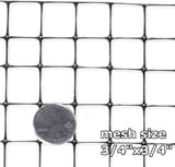 OldMacDonald Deer and Animal Barrier Netting, 7.5 x 100 (2.3m x 30m), 19 x 19mm Mesh, 55gr/sq m