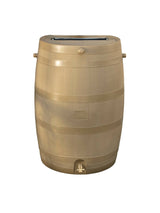RTS Oak Rain Barrel with Brass Spigot
