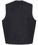 Charcoal Filson Mackinaw Wool Vest in Large