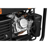 WEN DF475T Dual-Fuel Portable Generator with 4750-Watt Output, 120V/240V Power, Electric Start and Wheel Kit