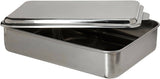 Lindys 8W44 Covered 9 x 13-Inch Cake Pan, Stainless Steel