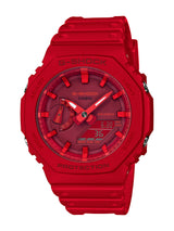 G-Shock GA2100-4A Analog-Digital Watch, Red