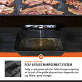 Blackstone Pro Series 22 Propane Griddle with Hood, 2-Burner Pedestal Design