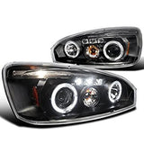 Spec-D Tuning LED Projector Headlights for Chevy Malibu, Black Housing, 2LHP-MBU04JM-TM