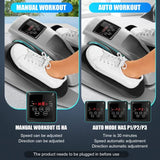ANCHEER Under-Desk Elliptical Pedal Exerciser with Smart LCD Display & Remote, Quiet Low-Impact Seated Leg Workout for Seniors, Office or Home