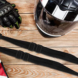Elastic Motorcycle and Bicycle Luggage Tension Strap with Hook, Helmet and Rear Bag Lashings Belt for Secure Gear Transport