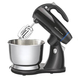 Sunbeam 2594 Mixmaster Stand Mixer, 350-Watt, with Dough Hooks and Beaters, Black