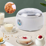 TFCFL 1.5L Automatic Digital Yogurt Maker, Crafted with Stainless Steel and Designed for Yogurt, Natto and Rice Wine Making