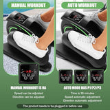 ANCHEER Under-Desk Elliptical Pedal Exerciser with Smart LCD Display & Remote, Quiet Low-Impact Seated Leg Workout for Seniors, Office or Home