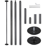 Purple AW 50mm Portable Dance Pole Full Kit for Exercise, Clubs, Parties and Weight Loss