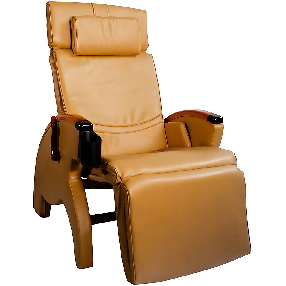 Tan Tony Little Inversion Recliner Featuring Massage and Heat Therapy