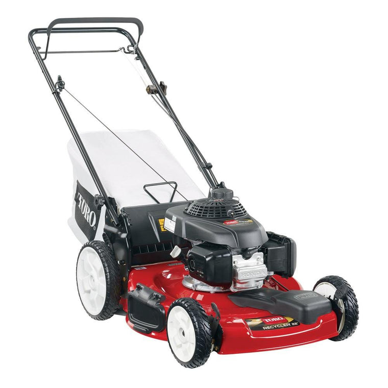 Toro 22-Inch Self-Propelled Walk-Behind Lawn Mower with Honda Engine, High Wheels and Variable Speed
