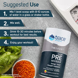 Trace Minerals TMRFIT Series Preworkout Supplement, 18.1 Ounce Canisters, Pack of 2