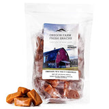 Oregon Farm Fresh Snacks Individually Wrapped Sea Salt and Vanilla Caramels, Soft Gluten-Free Chewy Candy, 16 oz