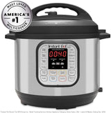 Instant Pot Duo Mini 7-in-1 Electric Pressure Cooker, 3qt, Silver