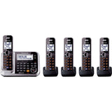 DECT 6.0 Cordless Phone System with 5 Handsets, Panasonic KX-TG785SK