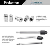 Prokomon Engine Compression Tester Kit for Petrol and Gasoline Engines, Featuring M10, M12, M14, M16, and M18 Adapters