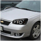 Spec-D Tuning LED Projector Headlights for Chevy Malibu, Black Housing, 2LHP-MBU04JM-TM