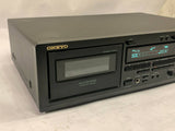 Onkyo TA-RW544 Dual Cassette Deck with Black Finish
