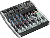 Behringer XENYX Q1202USB 12-Input 2-Bus Mixer with Mic Preamps, Compressors, British EQ and USB/Audio Interface