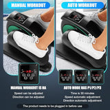 ANCHEER Under-Desk Elliptical Pedal Exerciser with Smart LCD Display & Remote, Quiet Low-Impact Seated Leg Workout for Seniors, Office or Home