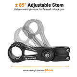 110mm Adjustable Aluminum Alloy Stem Extender for Himiway and Most Mountain, Road & City Bikes, MTB Handlebar Riser