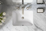 KOHLER K-20000-0 Caxton White Under-Mount Bathroom Sink