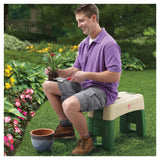 Step 2 Green Garden Kneeler and Seat for Comfortable Outdoor Gardening