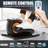 ANCHEER Under-Desk Elliptical Pedal Exerciser with Smart LCD Display & Remote, Quiet Low-Impact Seated Leg Workout for Seniors, Office or Home