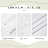 Under The Night Sky Printed Square Tablecloth, Farmhouse-Inspired Decor for Coffee Tables and Outdoor Spaces