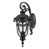 Y-Decor Hailee 3-Light Exterior Light with Matte Black Finish