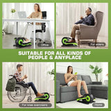 ANCHEER Under-Desk Elliptical Pedal Exerciser with Smart LCD Display & Remote, Quiet Low-Impact Seated Leg Workout for Seniors, Office or Home