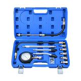 Prokomon Engine Compression Tester Kit for Petrol and Gasoline Engines, Featuring M10, M12, M14, M16, and M18 Adapters