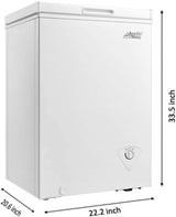 Arctic King 3.5 Cu ft Chest Freezer for Compact Food Storage