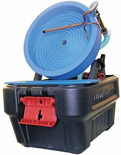 Desert Fox Automatic Gold Panning Machine with Variable Speed, Blue Spiral Wheel and Gold Mining Equipment Design
