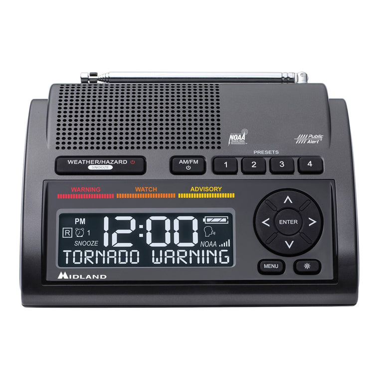 Midland WR400 Deluxe NOAA Weather Radio for Emergency Alerts and Forecast Updates
