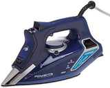 Rowenta DW9280 Steam Force Iron with 400-Hole Stainless Steel Soleplate, 1800-Watt, Blue