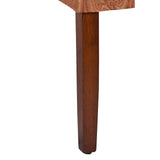 HomePop Parsons Dining Chair with Red and Gold Damask Upholstery