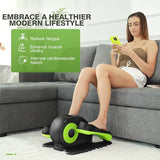 ANCHEER Under-Desk Elliptical Pedal Exerciser with Smart LCD Display & Remote, Quiet Low-Impact Seated Leg Workout for Seniors, Office or Home